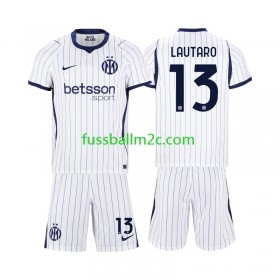 Fußballtrikots Inter Mailand Lautaro Martinez 13 Kinder Auswärts Trikotsatz 2026-2027